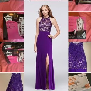 Purple David’s Bridal Prom Dress